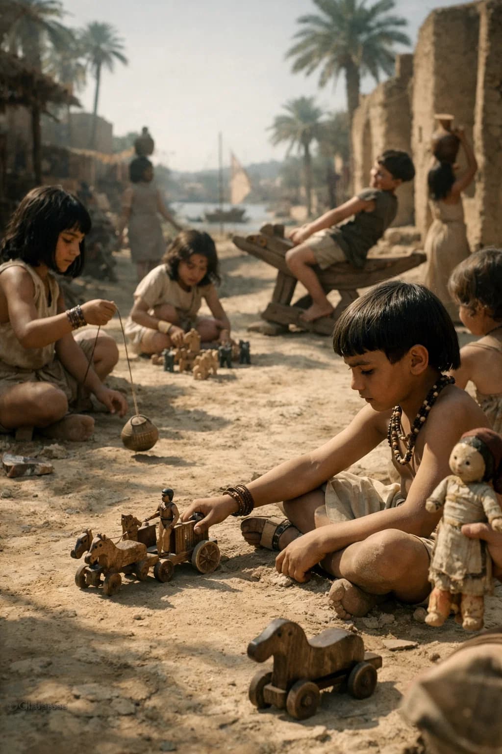 Childhood in Ancient Egypt: Toys, Education, and Work